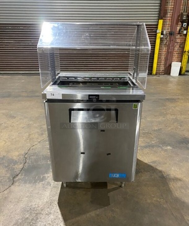 Turbo Air Commercial Single Door Reach In Freezer! All Stainless Steel! On Legs! Model: M3F241 SN: KMS29B2069 115V 60HZ 1 Phase - Image 1 of 10