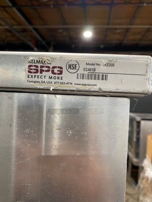 SPG Commercial Single Door Enclosed Pan Transport Rack! Solid Stainless Steel! On Casters! - Image 7 of 7