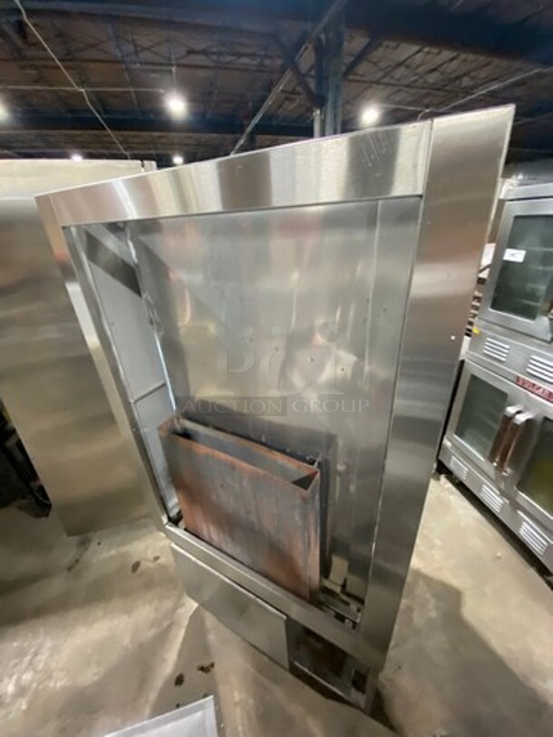 Commercial Gas Powered Cabinet Steamer! All Stainless Steel! On Legs! - Image 4 of 8