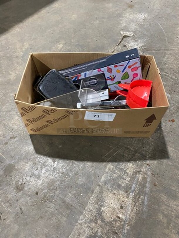 ALL ONE MONEY! MISCELLANEOUS! Includes Lime Squeezer, Meat Fork, Meat Tenderizer And More! - Image 1 of 3