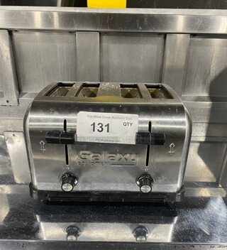 Galaxy Equipment Light Duty Pop-Up Toaster! MODEL 184MDT4 120V 
