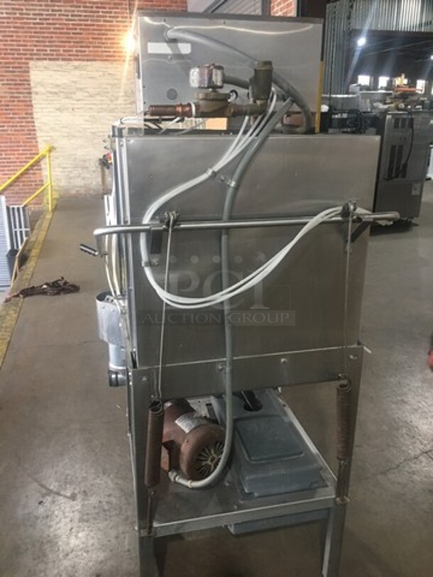 Ecolab Commercial Pass-Through Dishwasher Machine! All Stainless Steel! On Legs! - Image 3 of 11