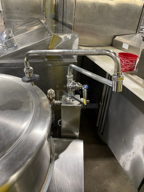 Nice! Vulcan Stainless Steel Jacketed Natural Gas Soup Kettle! On Legs! - Image 9 of 10