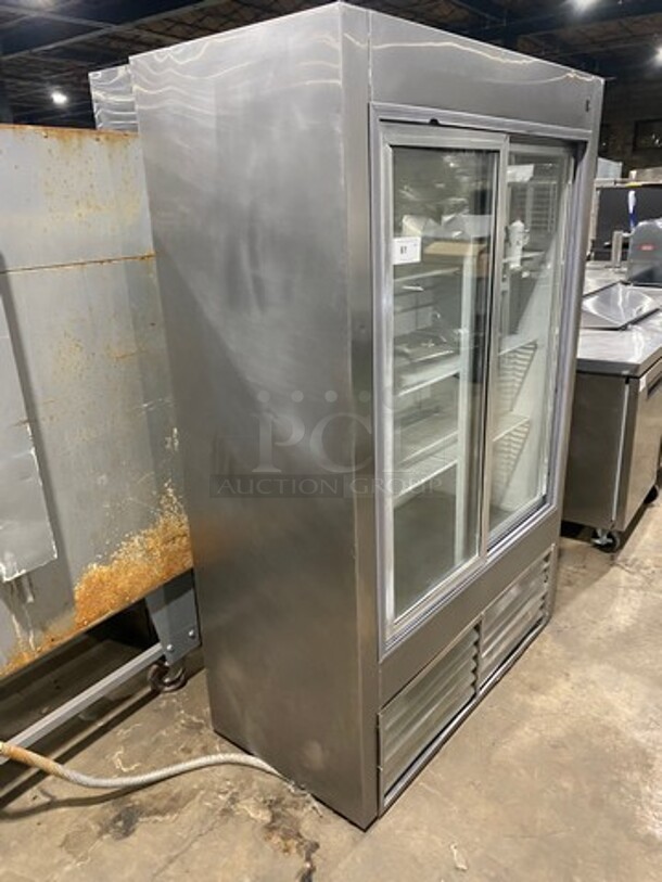 Leader Commercial 2 Door Reach In Refrigerator Merchandiser! With View Through Doors! Poly Coated Racks! All Stainless Steel Body! - Image 2 of 7