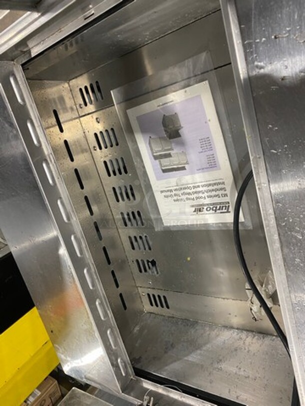 Turbo Air Refrigerated Salad Bar Island! Single Door Storage Space Underneath! All Stainless Steel! Model: MST28711S SN: MS2T902301 115V - Image 5 of 8