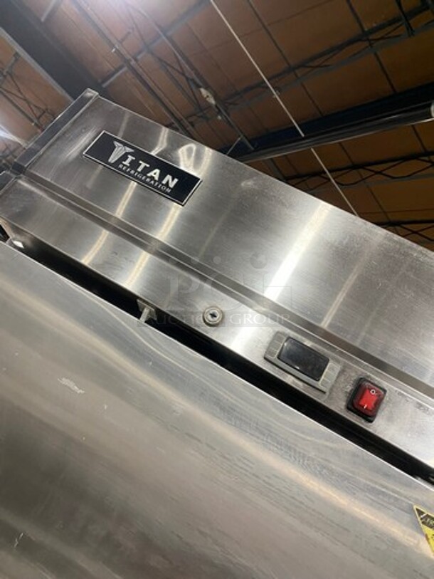 Titan Commercial Single Door Reach In Freezer! All Stainless Steel! On Casters! Model: XTF23BM Sn: ST1819712XTF23BM0014 115V - Image 8 of 10