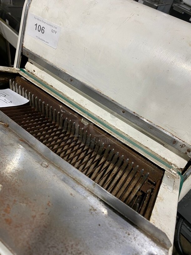 U.S Slicing Machine Commercial Countertop Bread Loaf Slicer! Model: MB SN: 508MB2517 115V 1PH  - Image 6 of 8
