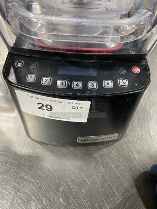 LATE MODEL! 2019 Blendtec Commercial Countertop Stealth Blender! With 2 Pitchers! Model: CQB1 SN: S885C2901121603 100/120V - Image 5 of 8