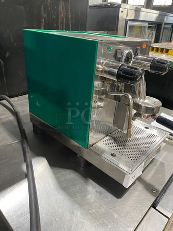 Astra Commercial Countertop Single Group Espresso Machine! All Stainless Steel! On Small Legs! Model: MEGASC SN: 950936 110V - Image 5 of 10