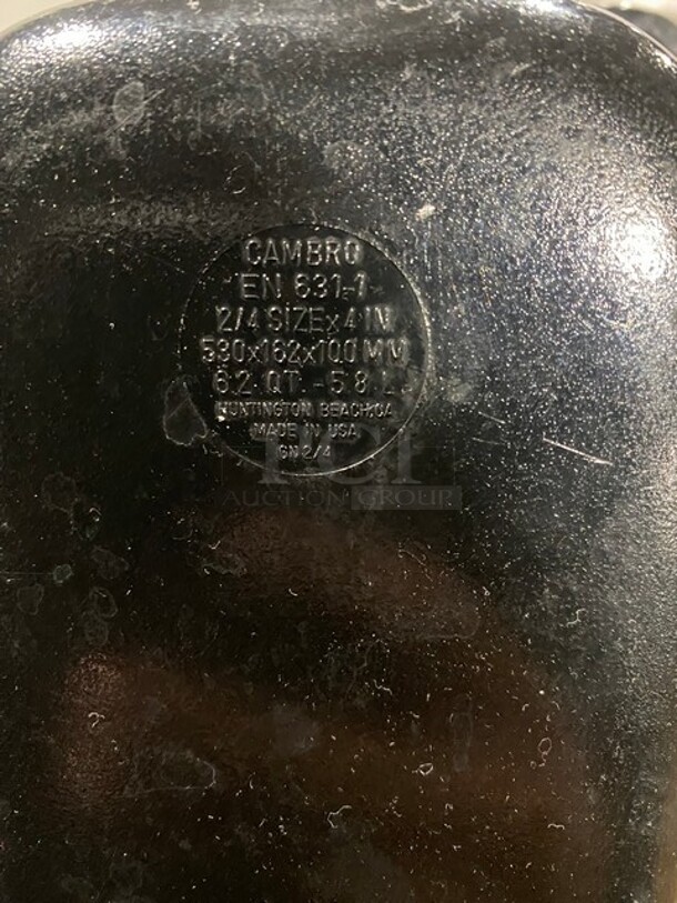 Cambro Black Poly Food Containers! 4x Your Bid - Image 7 of 7