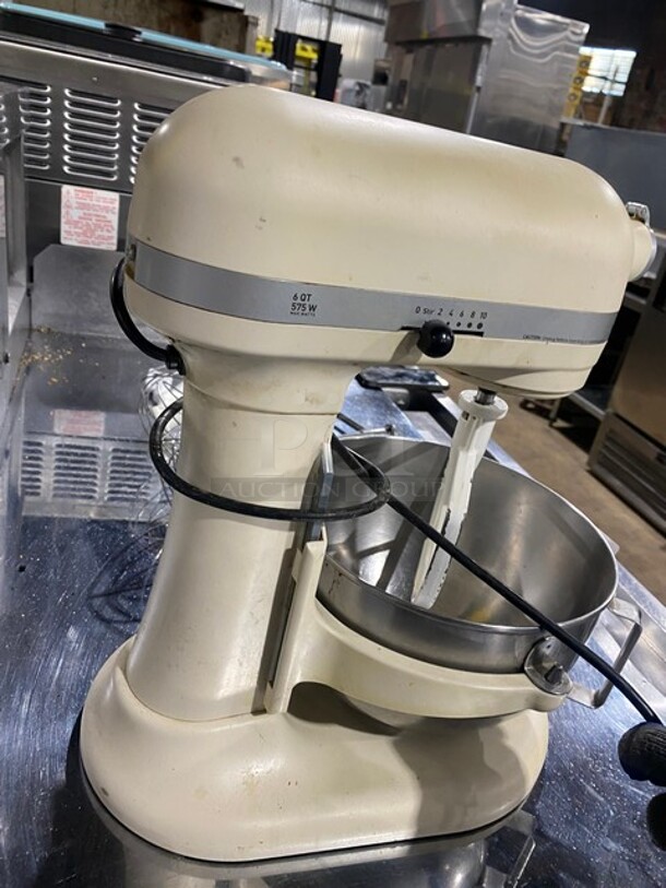 Kitchen Aid Countertop 6Qt Planetary Mixer! With Bowl! Working When Removed! - Image 3 of 11