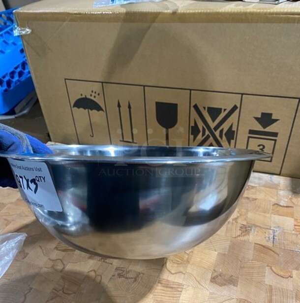 NEW! Choice 8QT Standard Weight Mixing Bowls! 3x Your Bid! MODEL 176MXBSS8 - Image 3 of 6