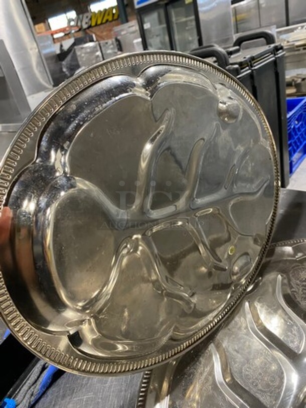 ALL ONE MONEY! Decorative Metal Serving/ Display Trays! - Image 3 of 4