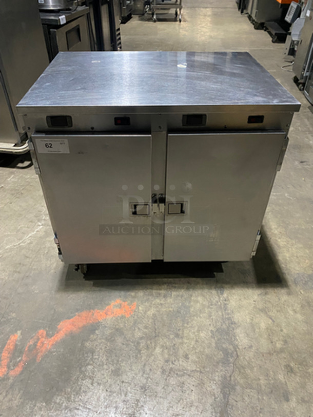 FWE Commercial 2 Door Food Warming/Holding Cabinet! All Stainless Steel! On Casters! Model: HLC16CHP SN: 102835701 120V 1 Phase