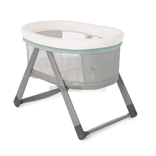 Ingenuity Wood FoldAway Rocking Bassinet Classic™ - Wallace.         23.25 x 37.00 x 28.00  - Image 1 of 7