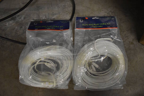 ALL ONE MONEY! Lot of 2 Plug and Play Cable Kits