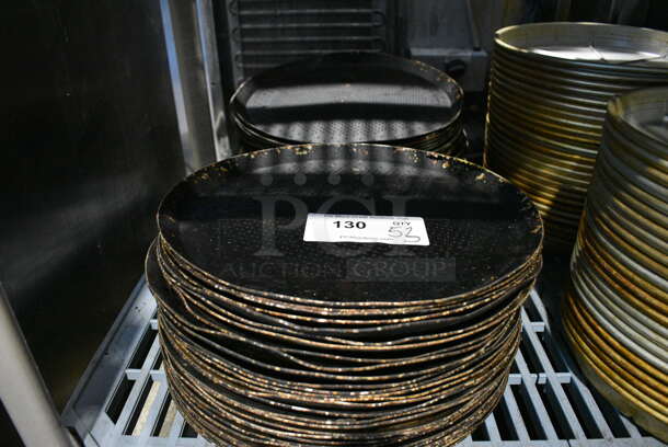 53 Metal Round Perforated Baking Pans. 13.25x13.25x1. 53 Times Your Bid!
