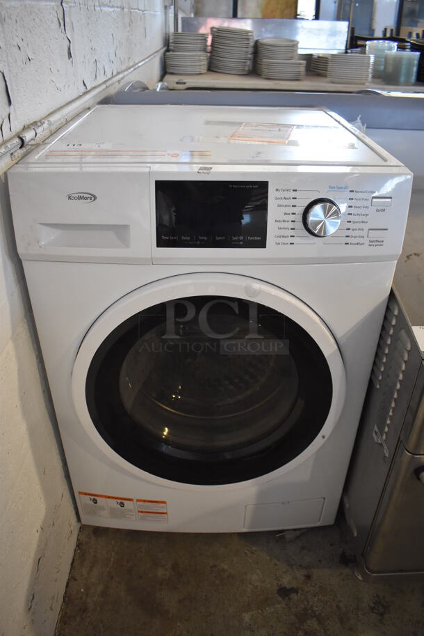 KoolMore FLW-3CWH Metal Front Load Washing Machine. 120 Volts, 1 Phase. 23.5x26x33.5