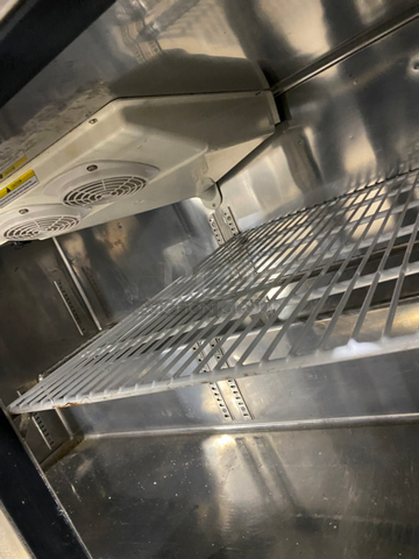Everest Commercial 2 Door Lowboy/ Worktop Cooler! All Stainless Steel! On Casters! Model: ETBR2 SN: BTBR213020010 115V 60HZ 1 Phase - Image 6 of 8