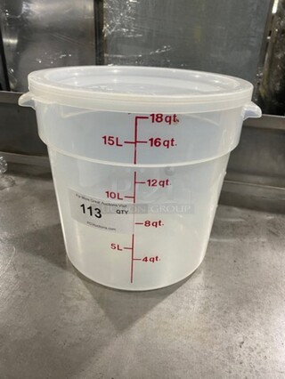 Cambro Round Food Storage Container!