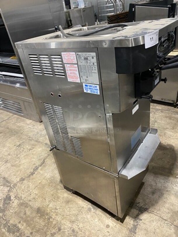 Taylor Crown Commercial 3 Handle Soft Serve Ice Cream Machine! All Stainless Steel! On Casters! Model: C72327 SN: M1070692 208/230V 60HZ 1 Phase - Image 2 of 10