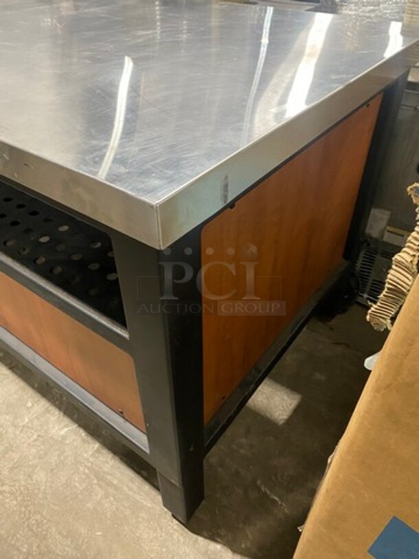 NICE! Wood Top Counter Prep Table! - Image 2 of 7