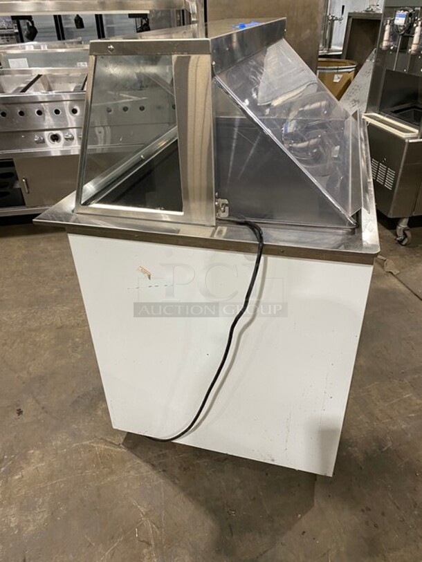C Nelson Stainless Steel Commercial Floor Style Ice Cream Dipping Cabinet! MODEL BD6DIPRB 115V - Image 4 of 8