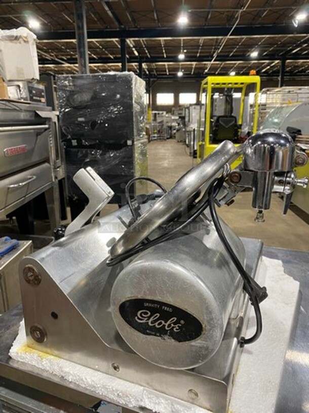 Globe Commercial Countertop Deli/ Meat Slicer! All Stainless Steel! - Image 3 of 8
