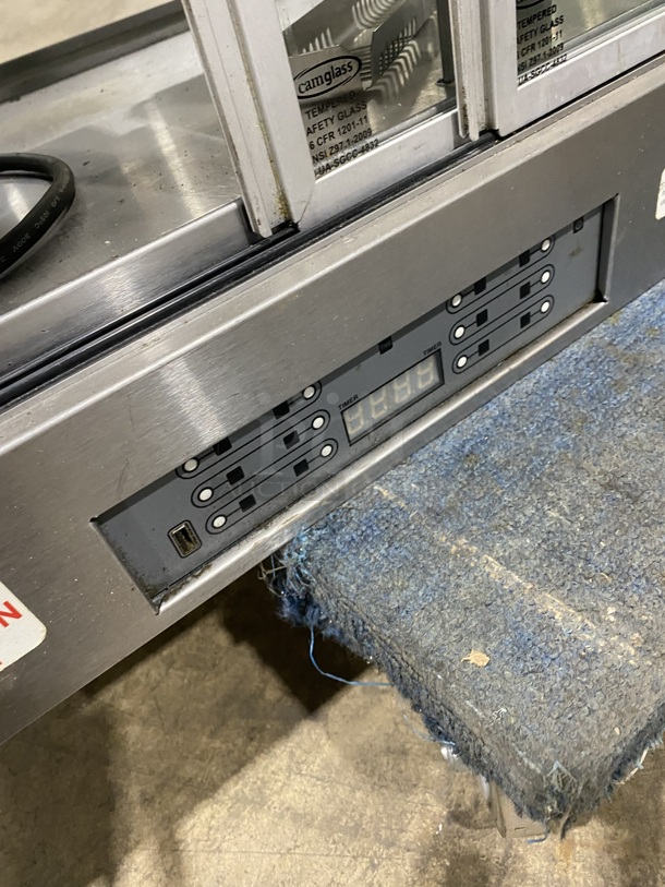  Vendo HFD000006 Serial 1433883! Stainless Steel Commercial Countertop Hot Food Display Show Case Merchandiser! Electric Powered! 115 Volts, 1 Phase! - Image 7 of 8