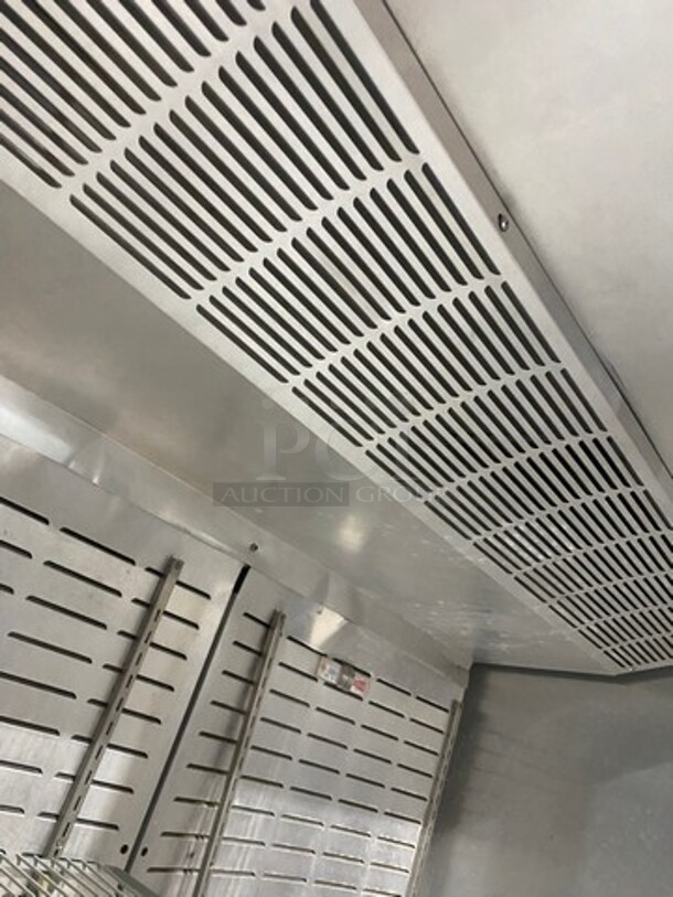 Norlake Commercial 2 Door Reach In Freezer! With Poly Coated Racks! All Stainless Steel! On Casters! Model: NF482SMS SN: 03100757 115V 60HZ 1 Phase - Image 7 of 10