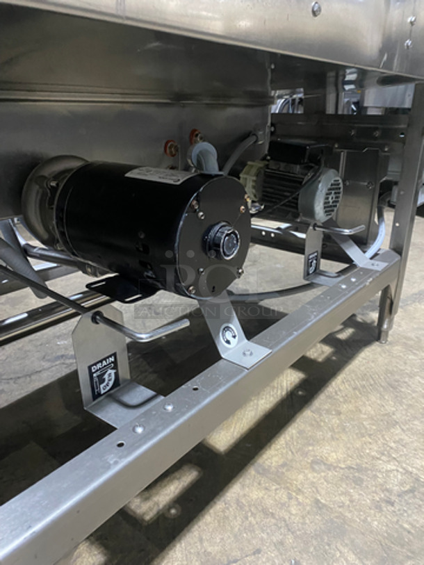SWEET! CMA Commercial Conveyor Pass Through Dishwasher! All Stainless Steel! On Legs! Model: ETEMP SN: 222621 208/240V 3 Phase - Image 10 of 11