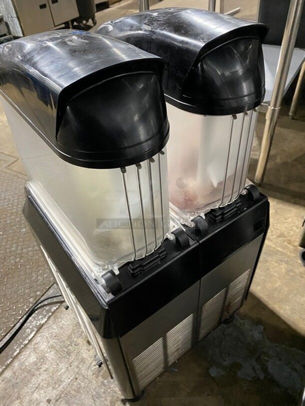 Elmeco Model Commercial Countertop 2 Hopper Slushie Machine! MODEL FC2 - Image 4 of 9