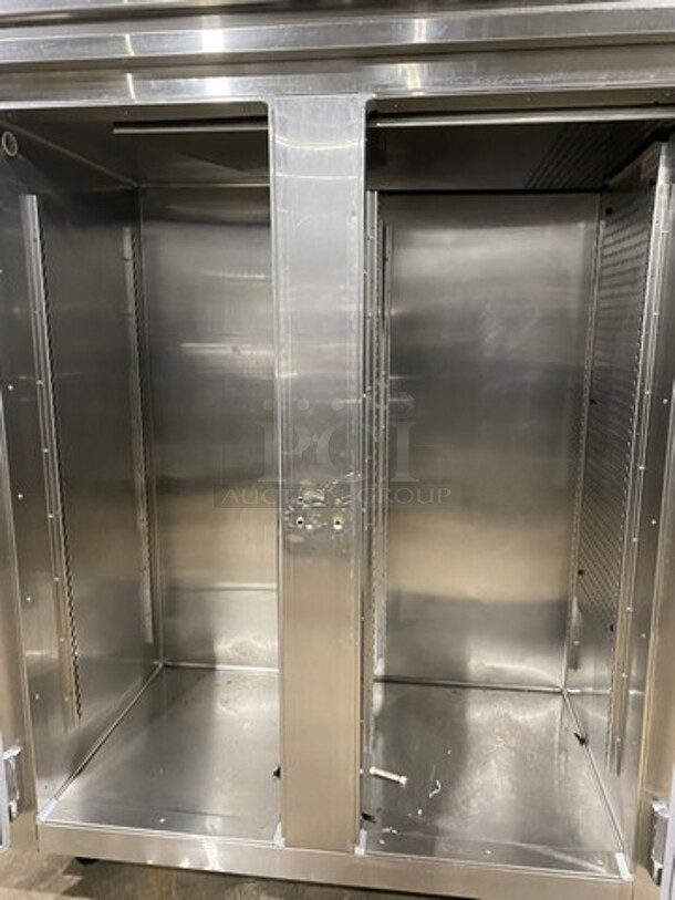 Continental Commercial 2 Door Reach In Freezer! Solid Stainless Steel! On Casters! Model: DL2FESS SN: 143B9271 115V 60HZ 1 Phase - Image 5 of 11