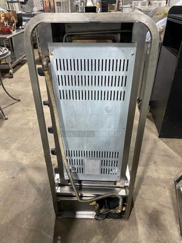 Archway Commercial Countertop Natural Gas Powered Vertical Broiler Gyro Machine! All Stainless Steel! WORKING WHEN REMOVED! MODEL: 5BSTDNG - Image 3 of 8