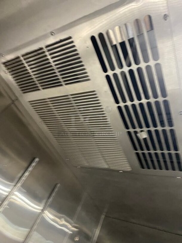 Norlake Commercial 2 Door Reach In Freezer! With Poly Coated Racks! All Stainless Steel! On Casters! Model: NF522SSS SN: 11090408 115V 60HZ 1 Phase - Image 7 of 11