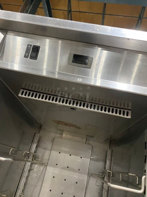 Sweet! FWE All Stainless Steel Floor Style Electric Powered Food Warming Cabinet! Model TST16CHP Serial 133891303! 120V 1Phase! On Commercial Casters! - Image 6 of 8