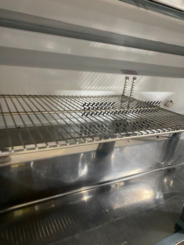 Artic Air Commercial 2 Door Lowboy/Worktop Cooler! With Poly Coated Racks! All Stainless Steel! On Casters! Model: AUC60RZ SN: H22037902 115V 60HZ 1 Phase - Image 6 of 8