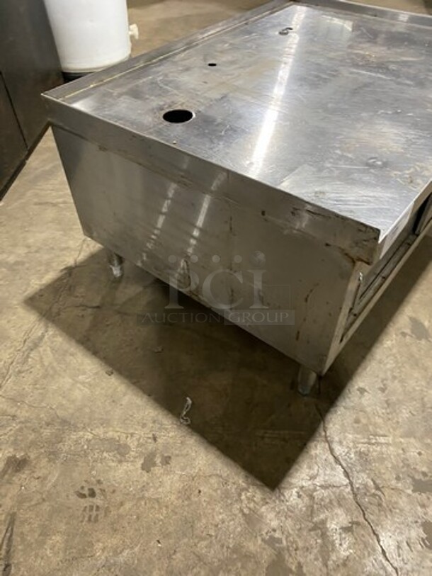 Solid Stainless-Steel Custom-Made Equipment Cabinet Stand! With Storage Cabinet! On Legs! - Image 2 of 6