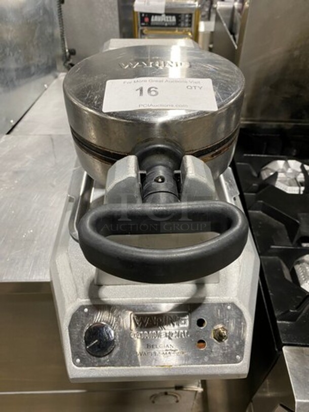 Waring Commercial Countertop Belgian Waffle Maker! Model: WW180 120V - Image 1 of 8