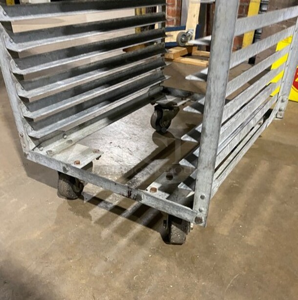 Metal Commercial Pan Transport Rack on Commercial Casters! - Image 4 of 4