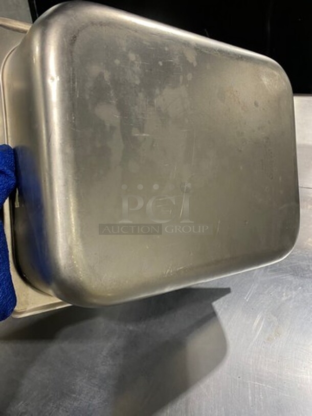 Winco Commercial Steam Table/ Prep Table Food Pans! All Stainless Steel! 5x Your Bid! - Image 4 of 5