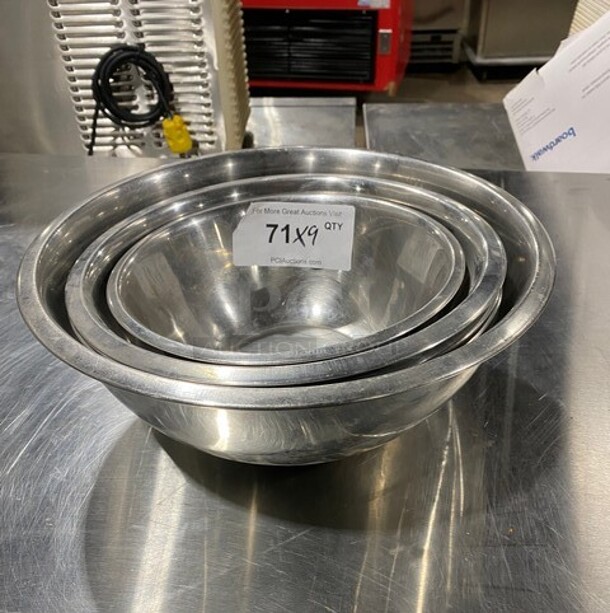 Choice All Stainless Steel Mixing Bowls! 9x Your Bid! - Image 2 of 11