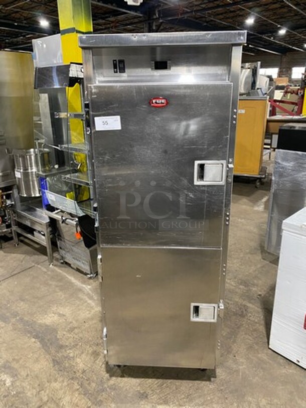 SWEET! FWE Single Door Electric Powered Food Warming Cabinet! Solid Stainless Steel! On Casters! Model: TST16CHP SN: 143977701 120V - Image 1 of 8