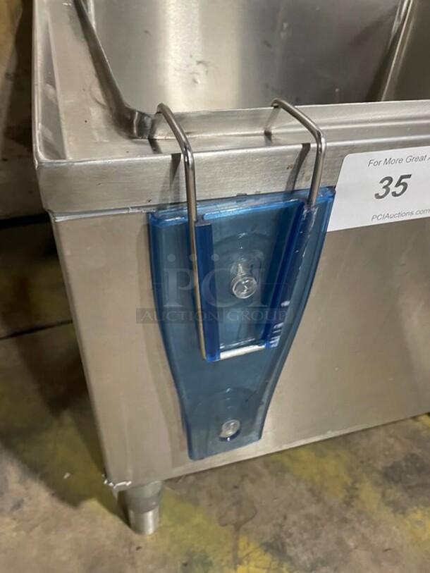 Like New!  BK Resources All Stainless Steel Commercial Under The Counter Ice Bin! Model BKIB-2412-21S!  - Image 7 of 7