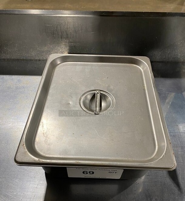 Winco Stainless Steel Half Size Steam Pan With Lid! MODEL SPJL204 - Image 5 of 5