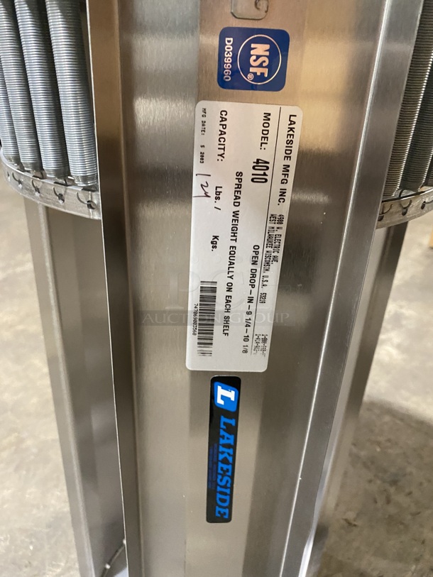 NICE! LAKESIDE Plate Lowerator!  Model 4010 Serial 747069003560 - Image 5 of 5