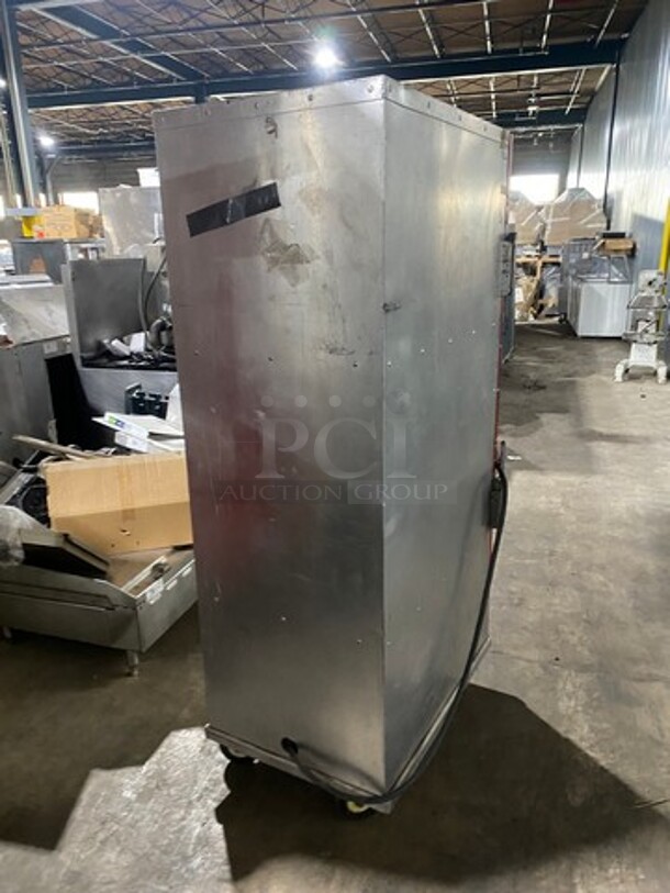 Cres Cor Commercial Insulated Warming/Proofing Cabinet! With 2 Half Doors! Holds Full Size Trays! All Stainless Steel! On Casters! - Image 3 of 8