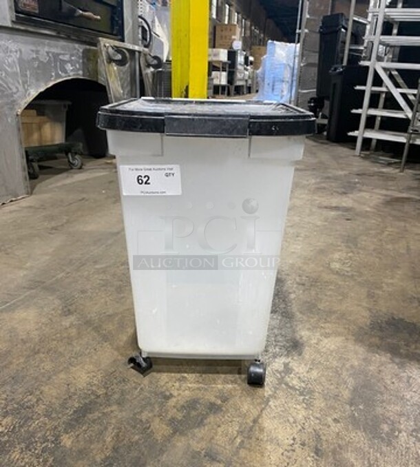 With Poly Ingredient Bin! With Lid! On Casters! - Image 1 of 7
