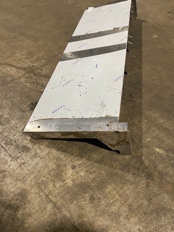 Solid Stainless Steel Wall Mount Shelf! - Image 4 of 5