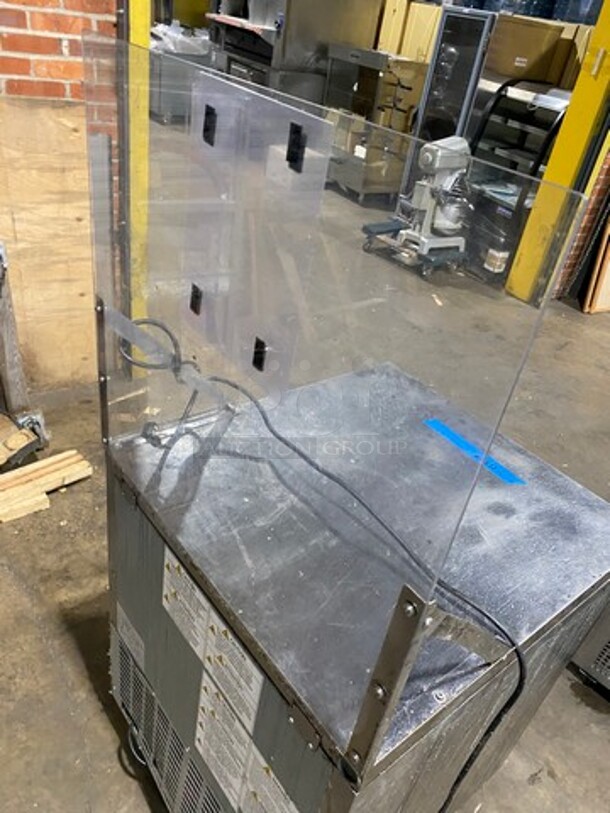 Turbo Air Commercial Single Door Lowboy/ Worktop Freezer! With Poly Coated Rack! With Plexi Glass! All Stainless Steel! On Legs! (Measurements Are Without Plexi Glass!) Model: MUF28N SN: H2K9U2FC631S 115V 60HZ 1 Phase - Image 5 of 8